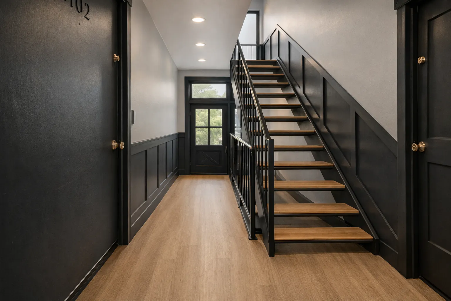 Building Entryway and Staircase