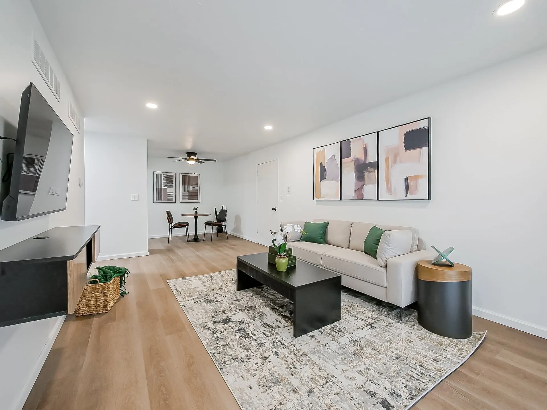 Spacious Living Room at Z on Plymouth